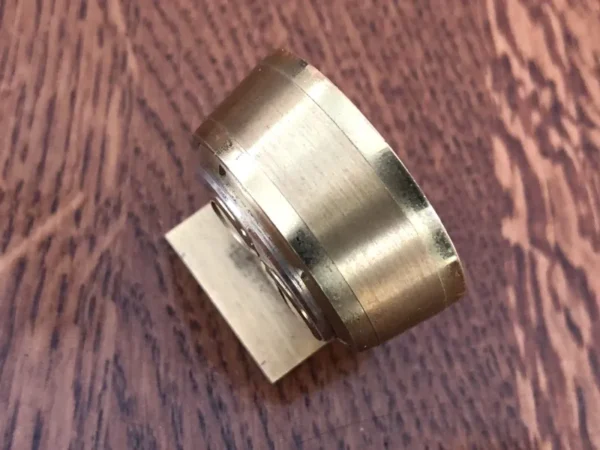 A close up of the top part of a ring