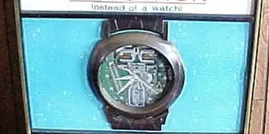 A watch is shown in its box.