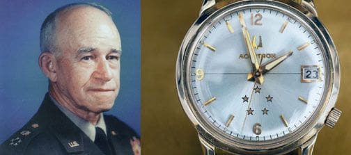 Astron watch worn by astronaut James Lovell.