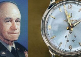 Astron watch worn by astronaut James Lovell.